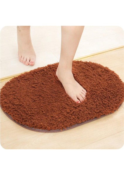 Bej 1 Adet Mikrofiber Banyo Rahat Banyo Pedi Kaymaz Mat Küvet Odası Oturma Odası Kapı Merdiven Banyo Ayak Paspaslar 50*30 cm (Yurt Dışından) fırsatları