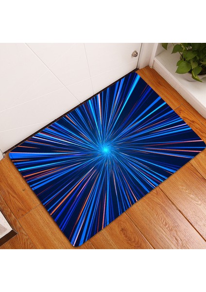 BJW-4060-211011(33) 500MMX800MM 3D Vortex Illusion Halı Giriş Kapısı Paspas Soyut Geometrik Optik Paspas Kaymaz Zemin Mat Oturma Odası Dekor Halı (Yurt Dışından)