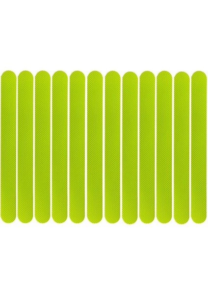 Yeşil 12 Adet 12 Adet Kaymaz Şeritler Duş Zemin Çıkartmaları Banyo Güvenlik Şeritleri Şeffaf Kaymaz Bant Küvetler Merdivenler (Yurt Dışından)