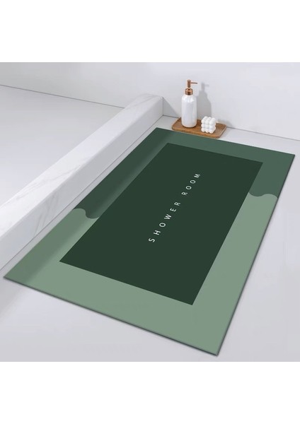 GZN6023 60 cm x 90 cm Banyo Paspas Kaymaz Süper Emici Modern Moda Diyatomlu Toprak Balkon Sundurma Mat Mutfak Mat Minimalist Giriş Mat (Yurt Dışından)