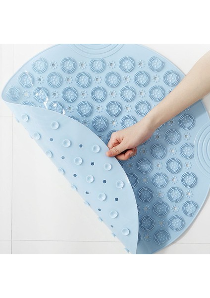 Yeşil 30X30CM 55CM Kaymaz Banyo Paspas Yuvarlak Duş Mat Silikon Ayak Masaj Matı Drenaj Delikli Vantuz Dayanıklı Banyo Aksesuarı (Yurt Dışından) fiyatları