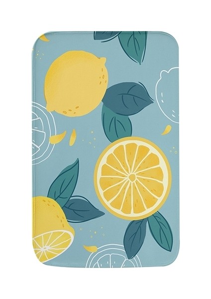 Limon 60X90 cm Kalın Flanel Banyo Banyo Paspas Seti Tuvalet Halıları U Şekli Banyoda Zemin Halıları Tuvalet Ayak Pedi Anti Patinaj Yıkanabilir Kapak Kapağı (Yurt Dışından)