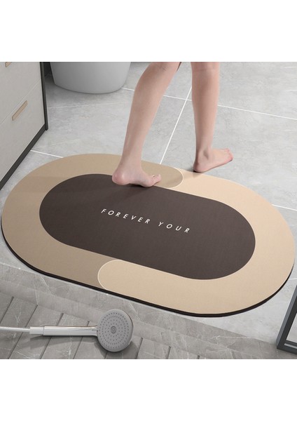 Beyaz 400MM x 600MM Diatomit Banyo Paspası 600*400MM Kaymaz Paspaslar Hızlı Kuruyan Tuvalet Halısı Hızlı Kuru Wc Mat Çakıl Taşı Banyoda Ayak Halı Paspas (Yurt Dışından)