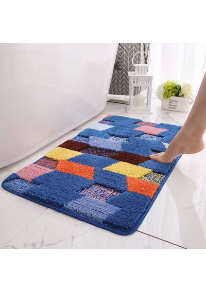 Banyo Paspasları-Yağmur 40X60CM Banyo Paspas Emici Zemin Mat Küvet Kaymaz Halı Mutfak Mikrofiber Halı Banyo Giriş Paspası Kapı Mat Zemin Için (Yurt Dışından)