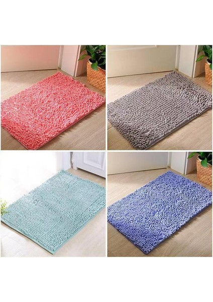 Xueqing 50X160 cm Saf Renk Şönil Yatak Odası Mutfak Oturma Odası Halısı Banyo Kaymaz Zemin Mat Paspas Emici Ayak Mat (Yurt Dışından) fiyatları
