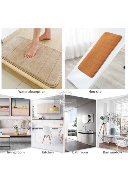 Yeşil 40CMX60M Konco 40*60CM Banyo Paspas Banyo Halı Halı Mercan Polar Bellek Köpük Banyo Paspas Mutfak Kapı Zemin Tapis De Bain (Yurt Dışından) indirimleri