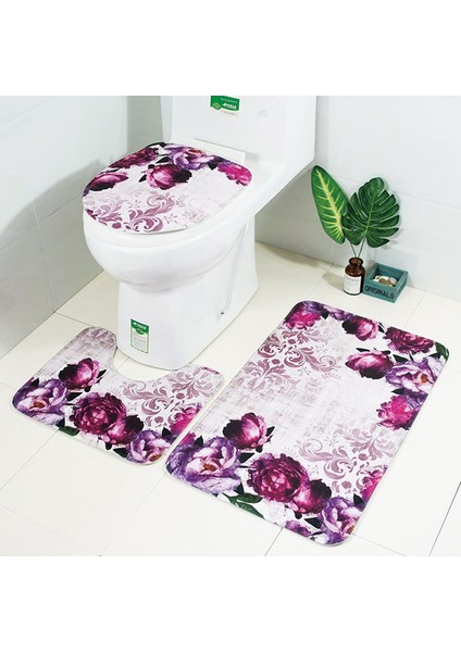 Duş Perdesi-1 Resim Olarak Göster Banyo Halı Halısı Banyo Paspas ve Duş Perdesi Seti Banyo Tuvalet Halısı Banyo Paspasları Ev Dekor Duş Zemin Ayak Halısı Banyo Paspasları (Yurt Dışından) fırsatları