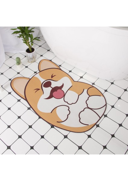 Stil 5 400 mm x 600 mm Karikatür 3D Hayvan Hoş Geldiniz Giriş Kapı Paspasları Halı Kilim Ev Banyo Oturma Odası Zemin Merdiven Mutfak Koridor Kaymaz Mat (Yurt Dışından) fırsatları