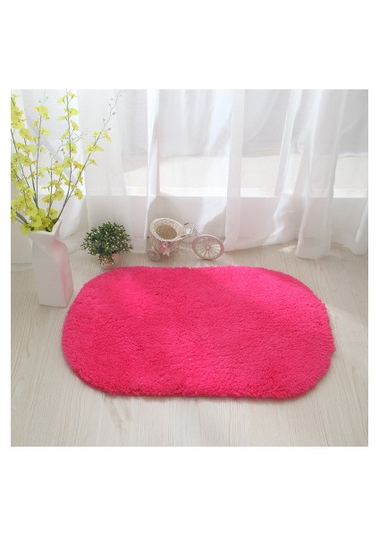 Gül Kırmızı Yaklaşık 80X120 cm Yeni 9 Stil Banyo Paspasları Halı, 1 Adet Tuvalette Kaymaz Banyo Halısı, Banyo Tapetes Için Makine Yıkama Banyo Halı Paspas (Yurt Dışından)