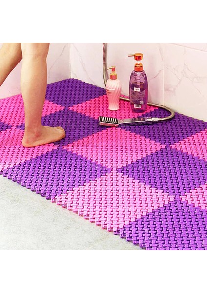 Açık Mavi 12 Adet 25 cm x 25 cm Banyo Kare Kaymaz Banyo Paspas Pvc Banyo Paspasları Ev Mutfak Paspaslar Tuvalet Banyo Halı Duş Mat Banyo Halısı Ayak Pedi (Yurt Dışından) fiyatları