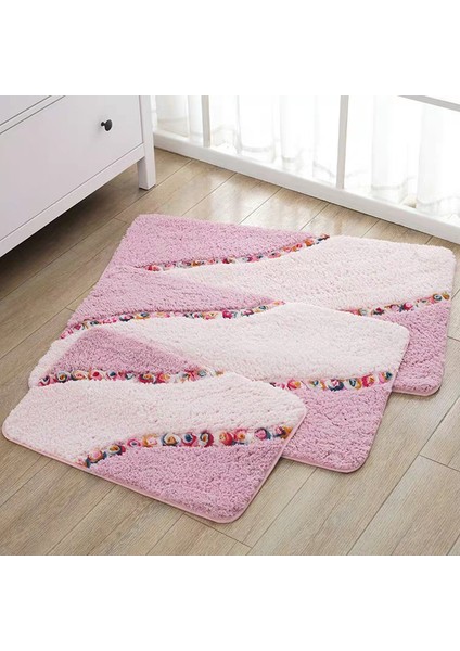 Yeşil 40X60 cm Pastoral Tarzı Banyo Paspas Kaymaz Banyo Halıları Zemin Dekor Banyo Tuvalet Halıları Paspas Duş Odası Için Tapete Banheiro (Yurt Dışından) fiyatları