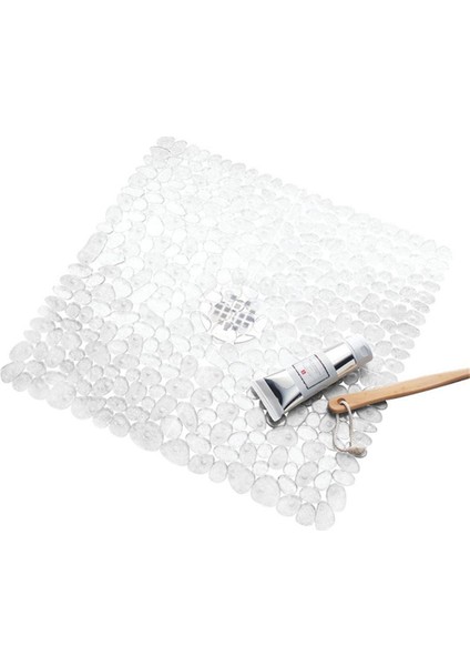 Siyah Banyo Paspas 54X54 cm Duş Kaymaz Zemin Mat Çakıl Tasarım Pvc Banyo Güvenliği Kaymaz Masaj Yastığı Kare Yeni Yükseltme (Yurt Dışından) modelleri