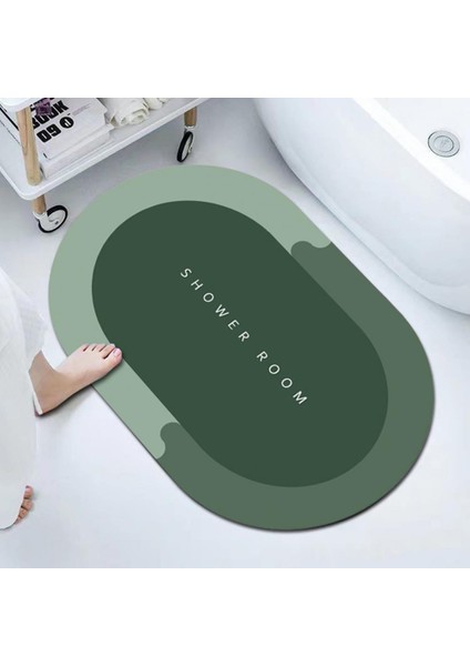 Mor Yuvarlak Banyo Paspas Kaymaz Mat Çabuk Kuruyan Kolay Temizlenebilir Güçlü Su Emme Banyo Mutfak Zemin Mat Ev Dekor Коврик Для Ванной (Yurt Dışından) fiyatları
