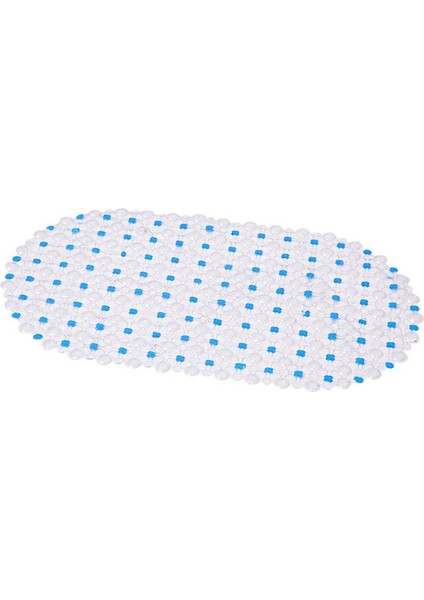 Mavi 1 1 Adet Pvc Kaymaz Banyo Paspasları Dikdörtgen Yumuşak Duş Banyo Masaj Matı Vantuz Kaymaz Küvet Halı Büyük Boy (Yurt Dışından)