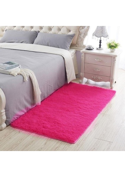 Gül Kırmızı Yaklaşık 80X160 cm Yüksek Kaliteli Büyük Boy Banyo Halısı Zemin Halı Yatak Odası Mutfak Banyo Paspas Kanepe Halı 1 Adet Dikdörtgen Katı Banyo Paspas Antre Halı (Yurt Dışından)