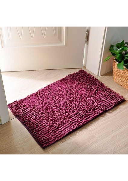 Deeppurple Yaklaşık 40X120 cm Banyo Için 12 Renk Banyo Paspası, Tuvalette Kaymaz Banyo Halısı, Yatak Odası Kanepe Alfombra Bano Için 3 Boyutları Banyo Halısı (Yurt Dışından)