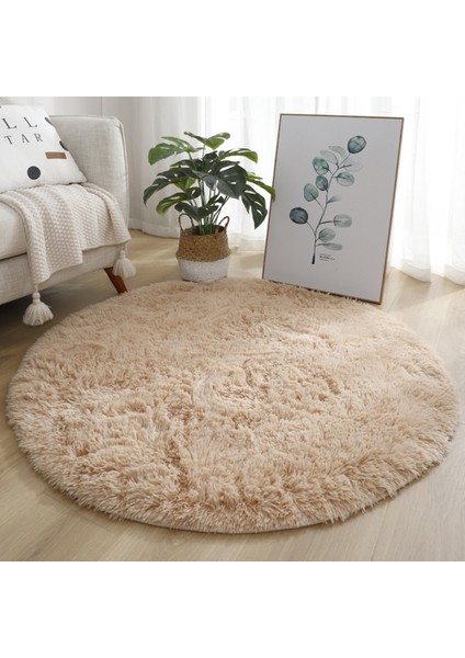 Kahverengi 40 cm Kaymaz Kabarık Halı Modern Ev Dekor Peluş Büyük Tüylü Halı Paspaslar Kanepe Oturma Yatak Odası Başucu Mat Balkon Halıları (Yurt Dışından) fırsatları