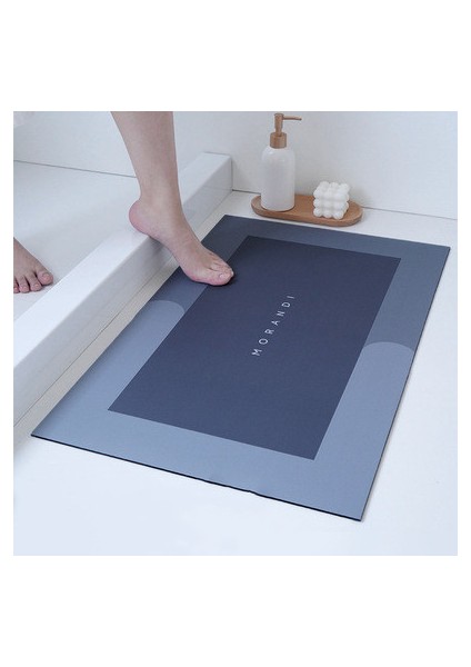 Stil 8 60X90CM Süper Emici Banyo Paspası Çabuk Kuruyan Banyo Halısı Kaymaz Giriş Paspas Nappa Deri Paspaslar Tuvalet Halı Ev Dekor (Yurt Dışından)
