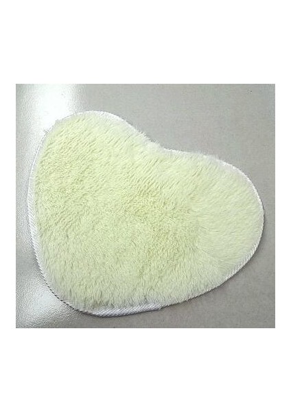 G 50X60 cm Saf Kalp Şeklinde Kalın Banyo Halısı Oturma Odası Için Kaymaz Banyo Paspas Yastık Süsler Ev Dekor Banyo Aksesuarları (Yurt Dışından)