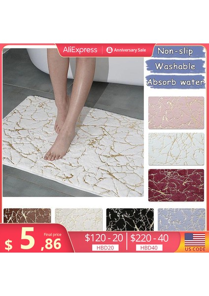 TJ005GRI 60X90 cm Banyo Paspas Modern Oturma Odası Paspaslar Alan Küçük Halı Yıkanabilir Yatak Odası Banyo Dikdörtgen Kaymaz Tuvalet Zemin Sahte Tavşan Paspaslar (Yurt Dışından) fiyatları