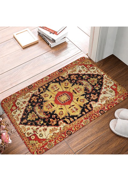 Vicky-Dd1-1 (52) 400MMX600MM Bohem Tarzı Paspas Giriş Dış Mekan Halıları Kaymaz Banyo Ayak Mat Mutfak Yatak Odası Koridor Uzun Kilim Giriş Paspası (Yurt Dışından)