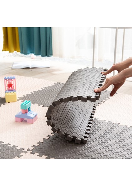 F 4 Adet Ev Kalınlaşmış Köpük Halı Çocuk Emekleme Oyun Paspaslar Tatami Dikiş Halı Eva Yatak Odası Başucu Bebek Anti-Şok Mat (Yurt Dışından) fırsatları