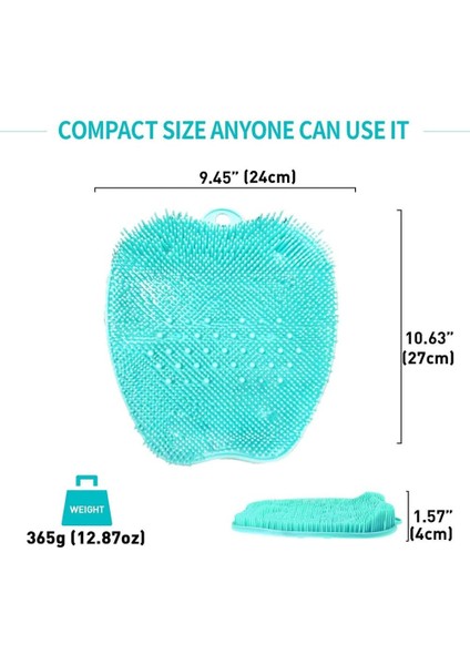 Duş Ayak Scrubber Masaj Temizleyici, Kaymaz Vantuzlu Aküpresür Matı, Dolaşımı Iyileştirme, Eksfoliasyon, Masaj Matı (Yurt Dışından) fiyatları