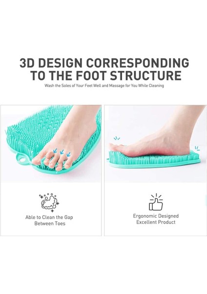 Duş Ayak Scrubber Masaj Temizleyici, Kaymaz Vantuzlu Aküpresür Matı, Dolaşımı Iyileştirme, Eksfoliasyon, Masaj Matı (Yurt Dışından) fırsatları