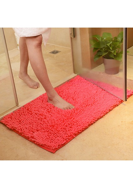 G 40X60 cm Tongdı Banyo Halı Paspas Yumuşak Duş Mikrofiber Şönil Anti-Atlama Sop Halı Dekorasyon Ev Banyo Oturma Mutfak Odası (Yurt Dışından)