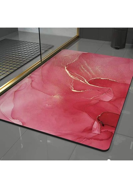 E 50CMX80CM Banyo Paspası Süper Emici Oturma Odası Zemin Mat Banyo Halısı Mutfak Yağı Geçirmez Napa Cilt Banyo Paspas Basit Kaymaz Paspaslar (Yurt Dışından) fırsatları