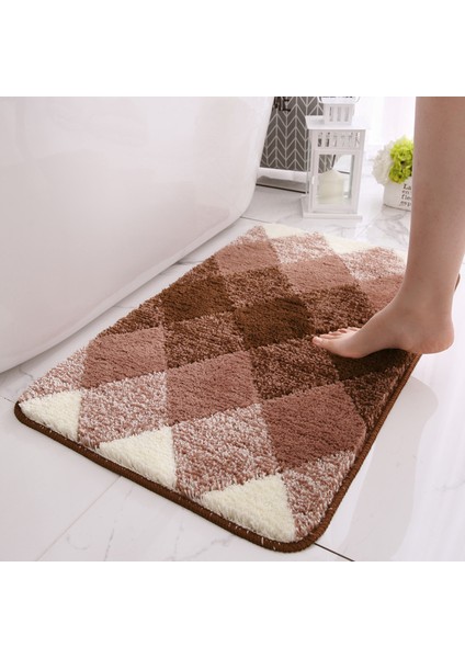 Gri 50X80 cm (20X31 Inç) Degrade Renk Akın Banyo Paspasları Kaymaz Emici Ayak Pedi Duş Kapı Paspasları Mikrofiber Banyo Halıları Ev Giriş Zemin Pedi (Yurt Dışından) fiyatları
