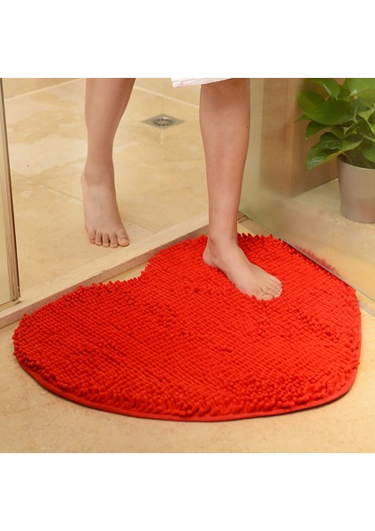 Sarı Yaklaşık 70X80CM 50-80CM Kaymaz Zemin Mat Şönil Banyo Halısı Yıkanabilir Tuvalet Halısı Kalp Şekli Kapı Mat 1 Pc Zemin Halısı Oturma Odası Için (Yurt Dışından) fırsatları