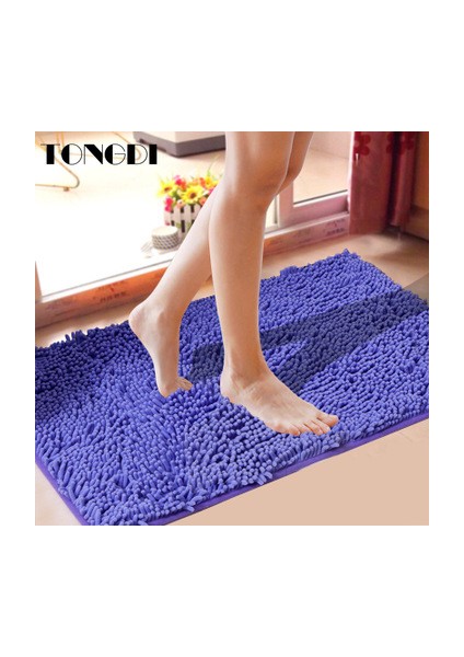 70X140 cm Tongdı Banyo Halı Paspas Yumuşak Duş Mikrofiber Şönil Anti-Atlama Sop Halı Dekorasyon Ev Banyo Oturma Mutfak Odası (Yurt Dışından) modelleri