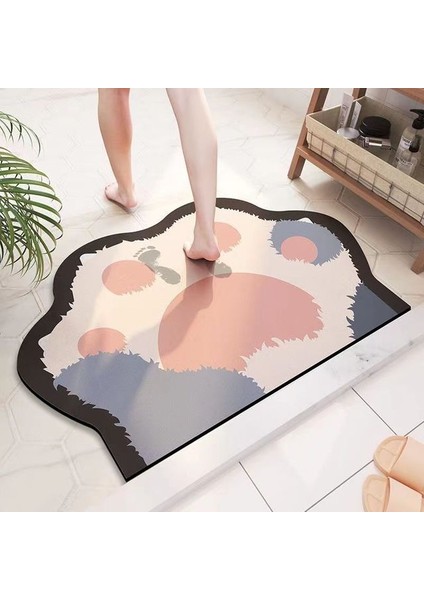 A8 60-90 cm Kaymaz Banyo Paspas Emici Mat Paspas Emici Halılar Banyoda Giriş Paspasları Balkon Sundurma Zemin Alanı Halı Paspas (Yurt Dışından)