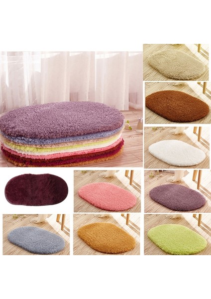Karpuz Kırmızısı Emici Yumuşak Yumuşak Ince Elyaf Yatak Odası Banyo Zemin Mat - Kaymaz Kapı Paspası Duş Halısı, Tam Lateks Kaymaz Alt, 30*50CM (Yurt Dışından) fiyatları