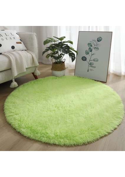 Kahverengi 60 cm Kaymaz Kabarık Halı Modern Ev Dekor Peluş Büyük Tüylü Halı Paspaslar Kanepe Oturma Yatak Odası Başucu Mat Balkon Halıları (Yurt Dışından) modelleri