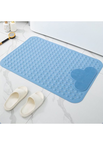 Haki 40X70CM Banyo Paspas Kaymaz Fırça Duş Masaj Paspaslar Kolay Temizlik Otel Ev Banyo Anti-Damla Paspas Basit Ayak Pedleri (Yurt Dışından) modelleri