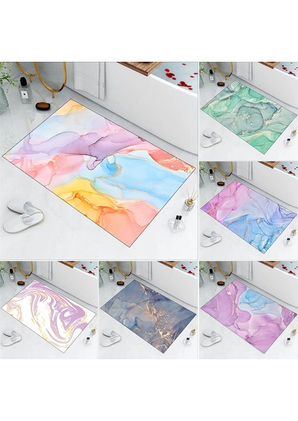 Stil 1 40X60CM Çabuk Kuruyan 5s Süper Emici Banyo Halıları Napa Skin Banyo Paspası Hızlı Kuru Paspaslar Kolay Temizlenebilir Alfombras Para Paspas Mutfak Alanı Halısı (Yurt Dışından) modelleri