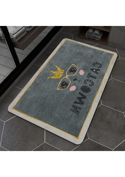 Gösterildiği Gibi M 40X60CM Diyatomlu Toprak Mat Banyo Banyo Yumuşak Kauçuk Giriş Paspas Ev Zemin Tuvalet Halı Basit Duş Ayak Halısı 80X120CM (Yurt Dışından)