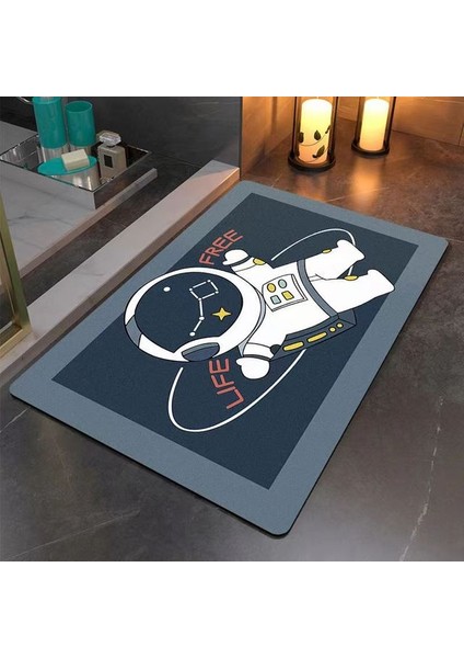 A8 40-60 cm Pembe Halı Sevimli Halı Diatom Mat Banyo Paspas Çabuk Kuruyan Banyo Halısı Karikatür Domuz Kapı Mat Emici Kaymaz Ev Dekorasyon Yeni (Yurt Dışından)