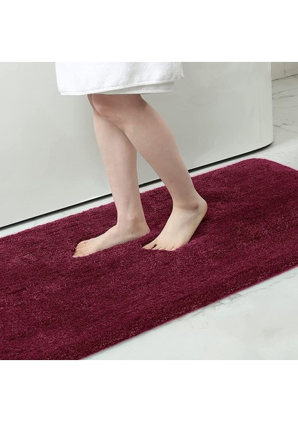 Mikro Haki 60X90 cm Inyahome Shaggy Kalın Banyo Paspasları Makine Yıkama Kuru Banyo Paspasları Banyo Için Peluş Emici Banyo Halıları ve Paspaslar Kaymaz (Yurt Dışından) fiyatları