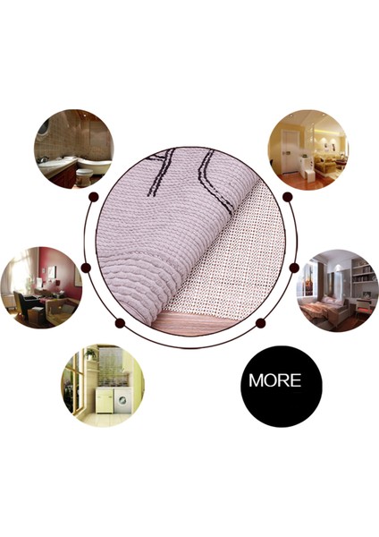 Süt Beyazı 220X200 cm 86.6X79IN Kaymaz Net Kumaş Silika Jel Kaymaz Pvc Köpük Tutucular Ped Alan Kilim Slayt Kumaş Kanepe Yoga Mat Halı Yastık Köpük Kumaş (Yurt Dışından) indirimleri