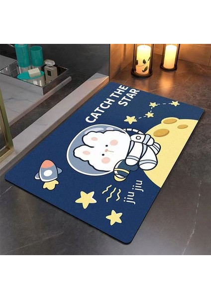 A12 40-60 cm Pembe Halı Sevimli Halı Diatom Mat Banyo Paspas Çabuk Kuruyan Banyo Halısı Karikatür Domuz Kapı Mat Emici Kaymaz Ev Dekorasyon Yeni (Yurt Dışından)