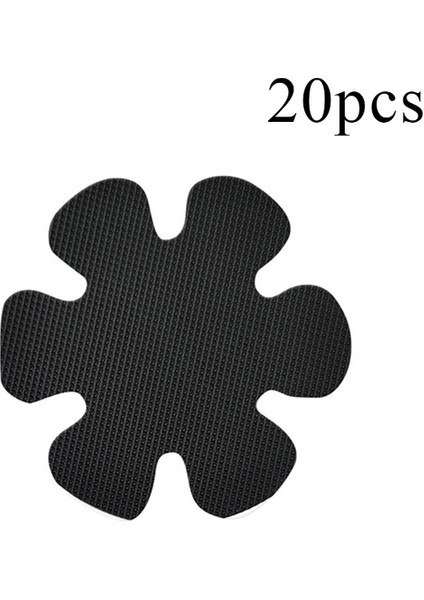 Siyah Çiçek 8x8 cm Banyo Kaymaz Şeritler Küvet Kaymaz Çıkartmalar Zemin Çiçek Kendinden Yapışkanlı Bant Kaymaz Su Geçirmez Duş Çıkartmaları Ev (Yurt Dışından)