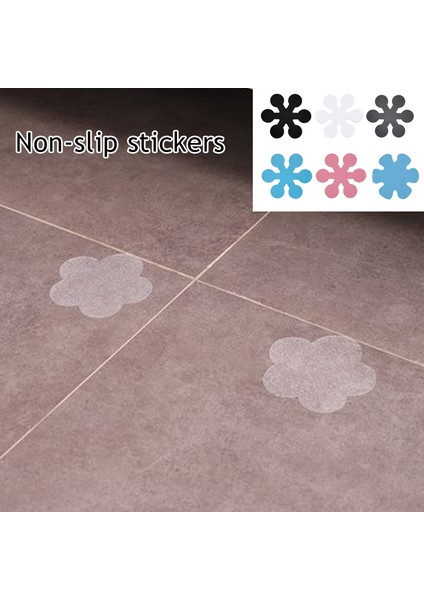 Siyah Çiçek 8x8 cm Banyo Kaymaz Şeritler Küvet Kaymaz Çıkartmalar Zemin Çiçek Kendinden Yapışkanlı Bant Kaymaz Su Geçirmez Duş Çıkartmaları Ev (Yurt Dışından) fırsatları