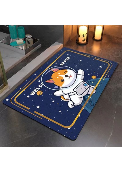 A8 40-60 cm Pembe Halı Sevimli Halı Diatom Mat Banyo Paspas Çabuk Kuruyan Banyo Halısı Karikatür Domuz Kapı Mat Emici Kaymaz Ev Dekorasyon Yeni (Yurt Dışından) fırsatları