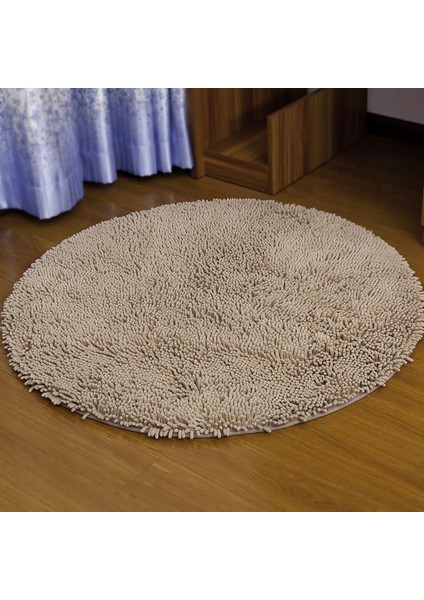 Mavi Yaklaşık Çapı 80CM 80/100/120CM Yumuşak Banyo Halısı Katı Yuvarlak Kaymaz Zemin Mat Tuvalet Dairesel Halı Dekor Için Modern Banyo Halı Paspasları (Yurt Dışından) fiyatları