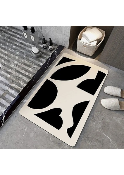 A4 60CM--90CM Kaymaz Banyo Paspası Süper Emici Banyo Paspası Çabuk Kuruyan Paspas Paspas Yağ Geçirmez Mutfak Halısı Banyo Aksesuarları Setleri (Yurt Dışından)