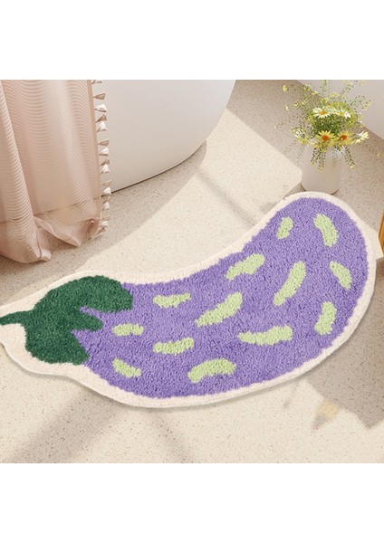 Muz Şekilli 45X100 cm Yay Şeklinde Banyo Paspasları Kaymaz Banyo Paspas Muz Patlıcan Şekilli Küvet Halı Çabuk Kuruyan Emici Zemin Mat Duş Odası Paspas (Yurt Dışından) fırsatları