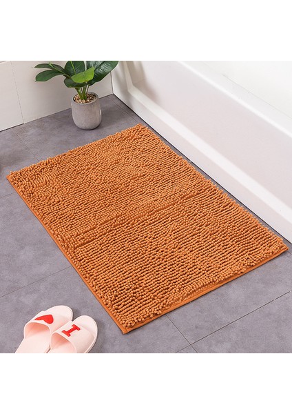 Şampanya 40X60CM 40X60CM Yumuşak Halı Kaymaz Banyo Odası Halısı Zemin Paspas Kir Kaymaz Şönil Zemin Kapı Minderi Paspaslar Duş Halıları (Yurt Dışından)